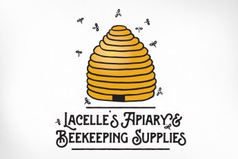 Almonte Logo Design – Lacelle's Apiary and Beekeeping Supplies, Hive, Bees Flying